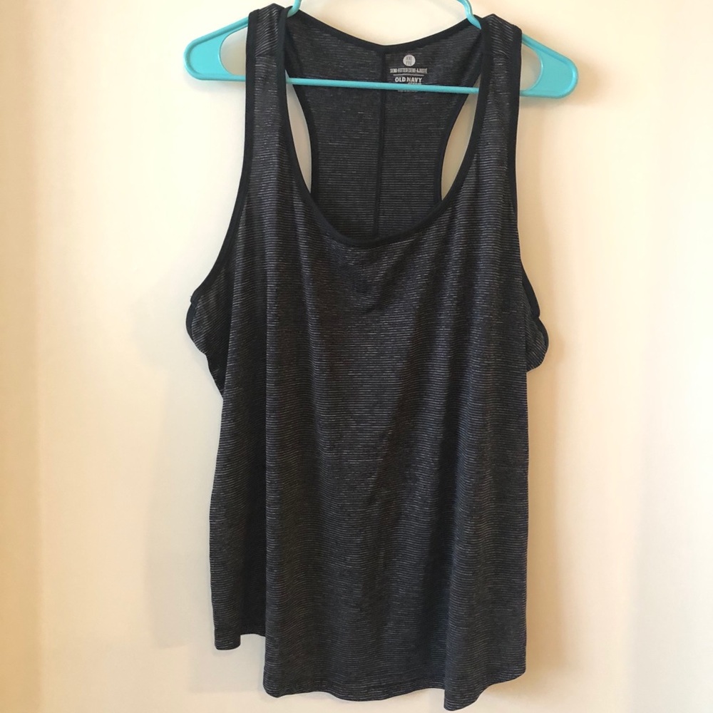 Old Navy Striped Active Tank Top